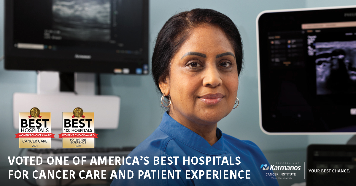 Karmanos Cancer Institute receives 2024 Women’s Choice Awards® for